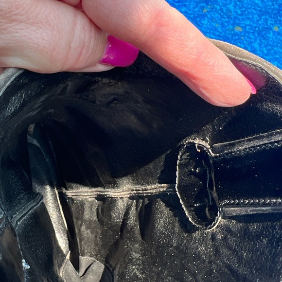 Men’s SZ 8.5 PARAGON Black Cowboy Boots Vintage - Picture 11 of 11